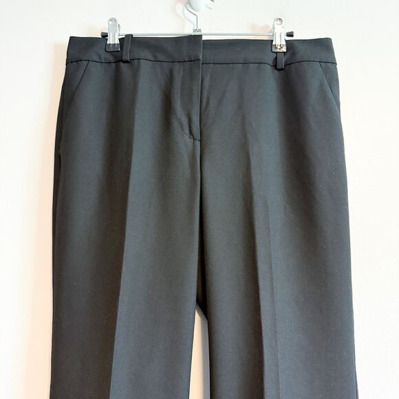 Talbots Petites Wide Leg Classic Trouser Pants Black NWT Size 10P - Picture 4 of 11